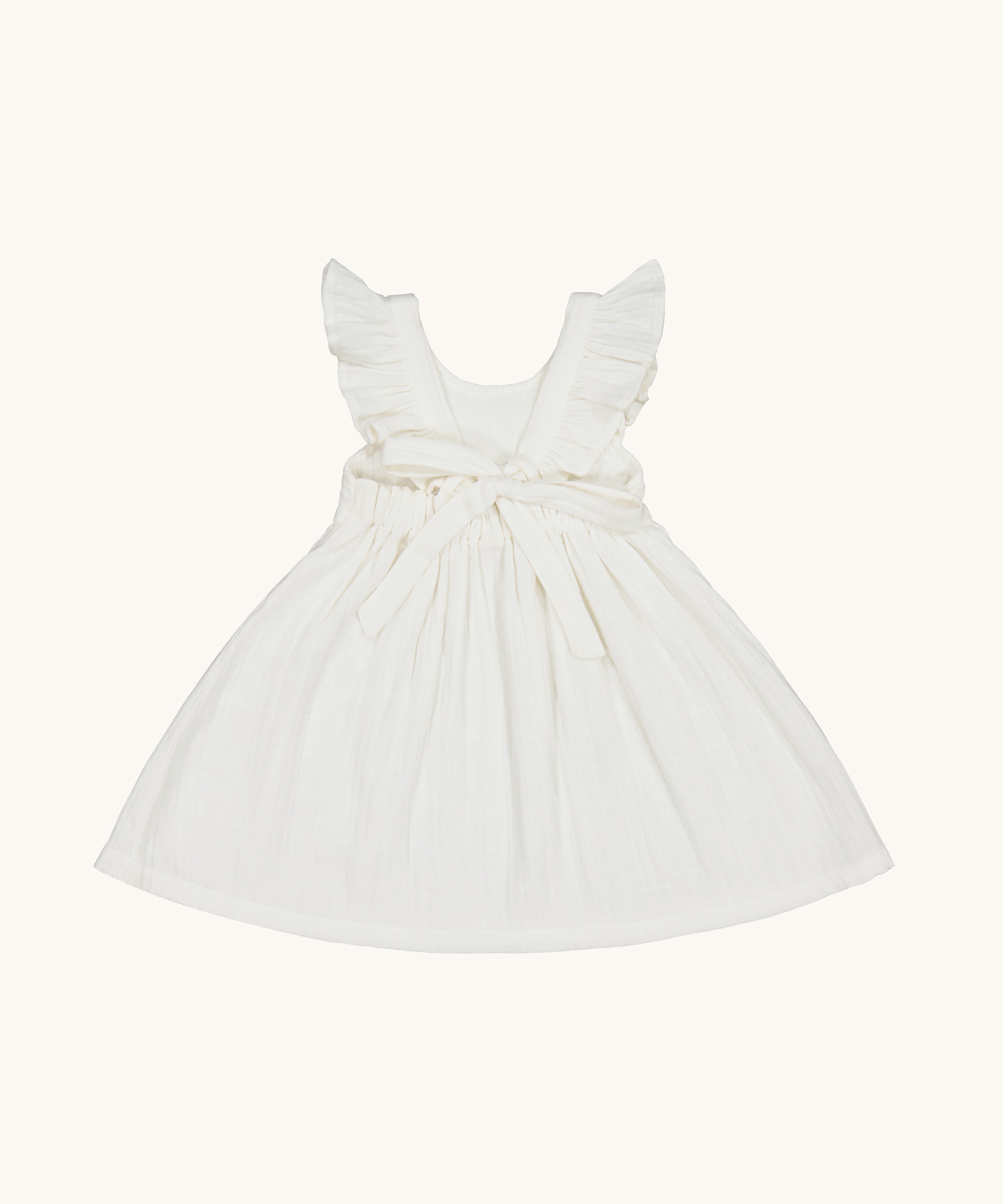 Organic Cotton Annabelle Dress - White