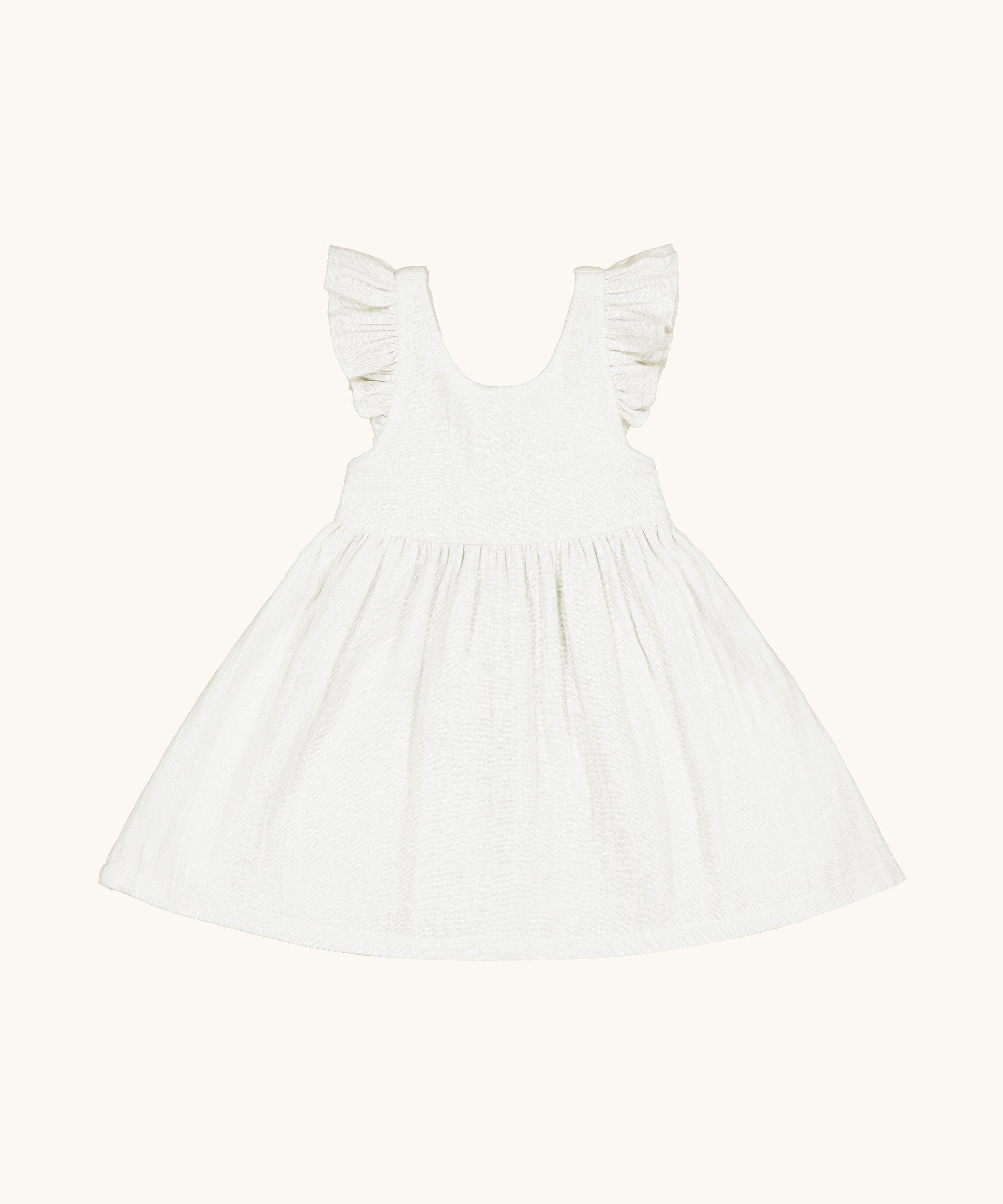 Organic Cotton Annabelle Dress - White