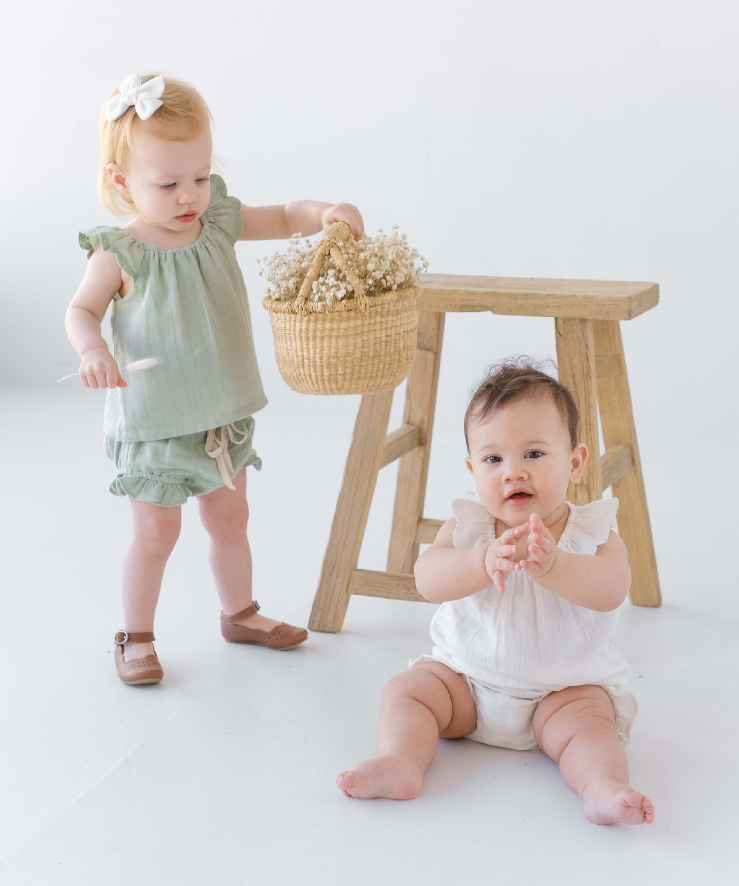Organic Cotton Vivie Bloomers - Sage