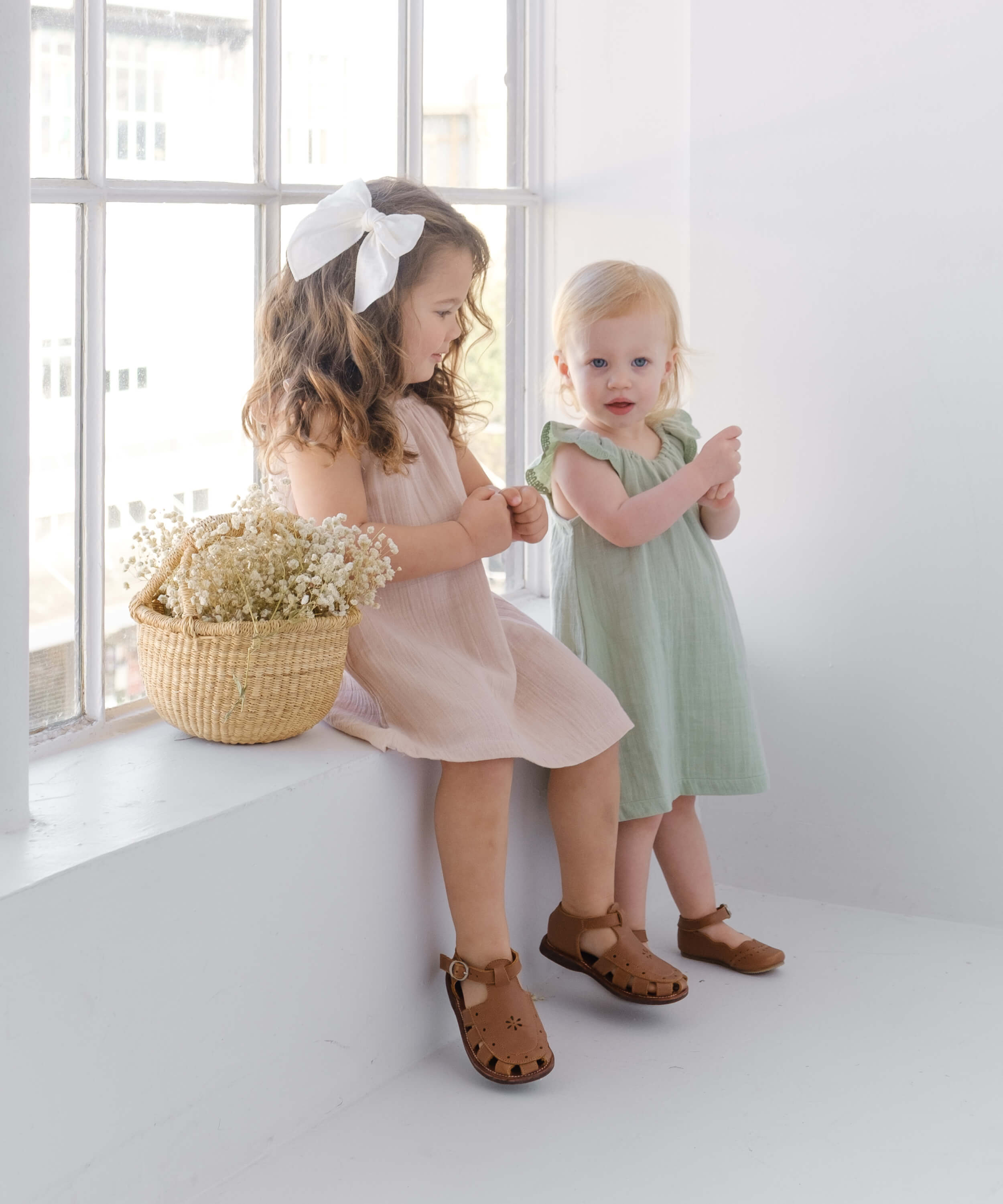 Organic Cotton Gemma Dress - White