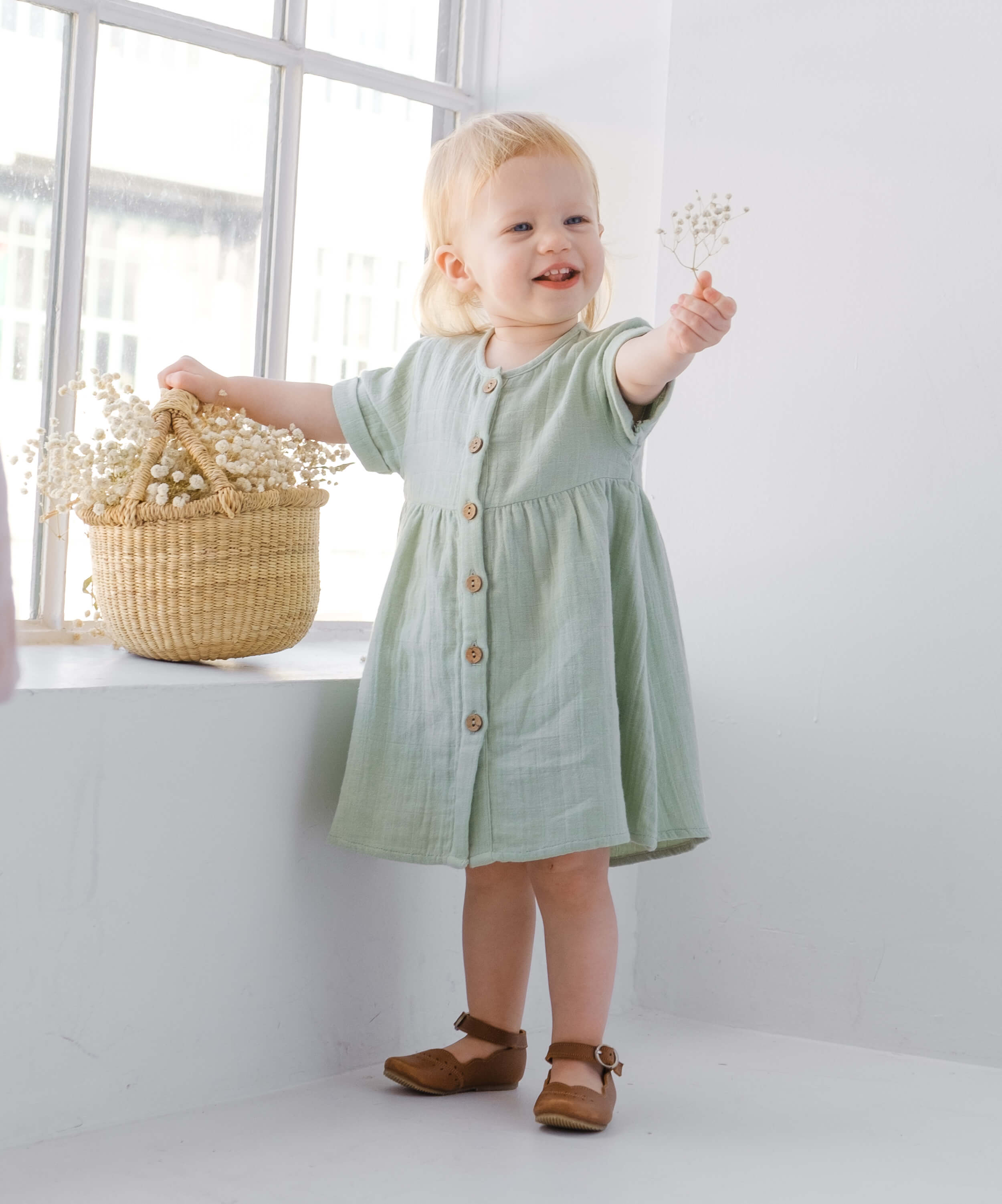 Organic Cotton Harley Dress - White