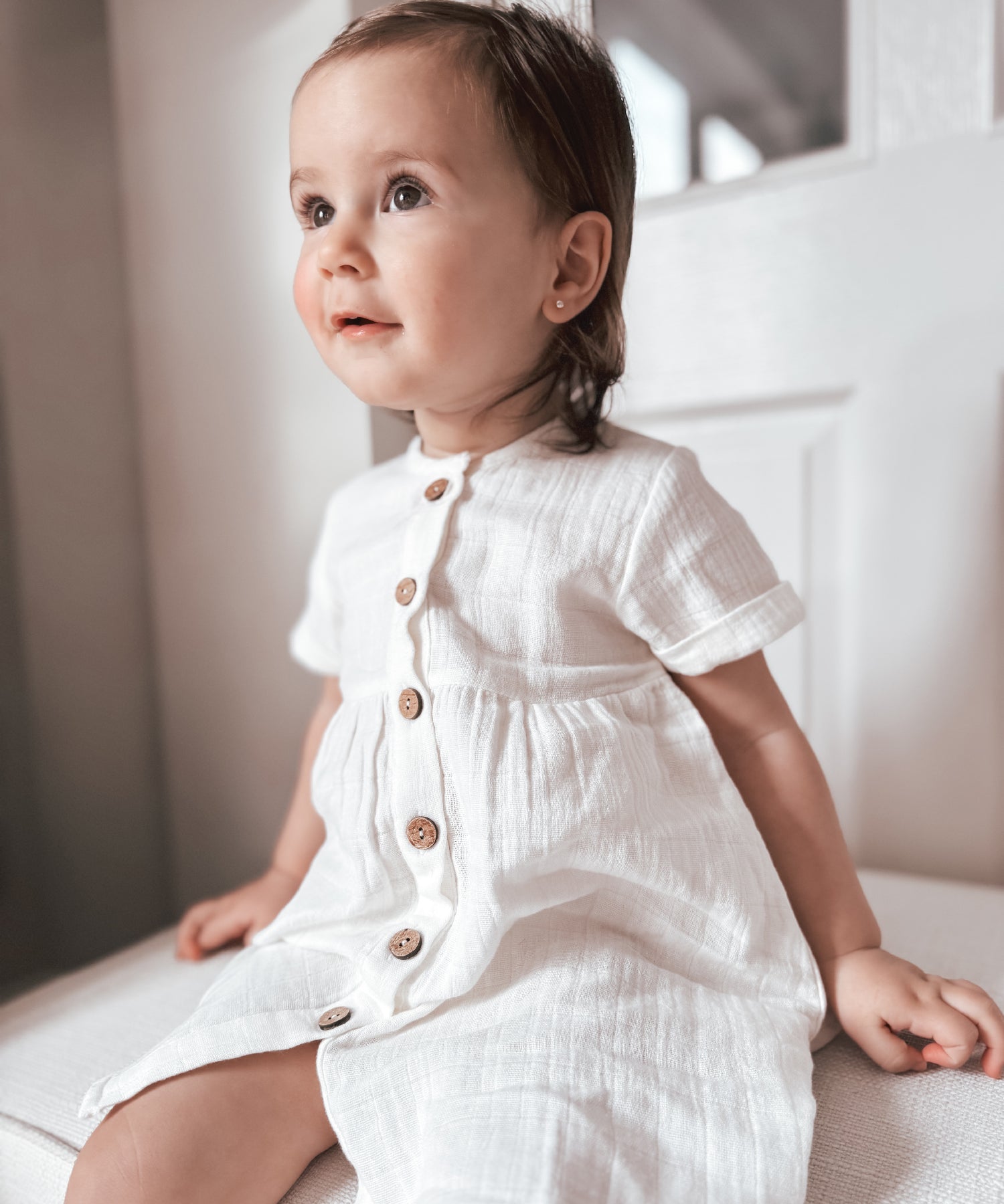 Organic Cotton Harley Dress - Pink