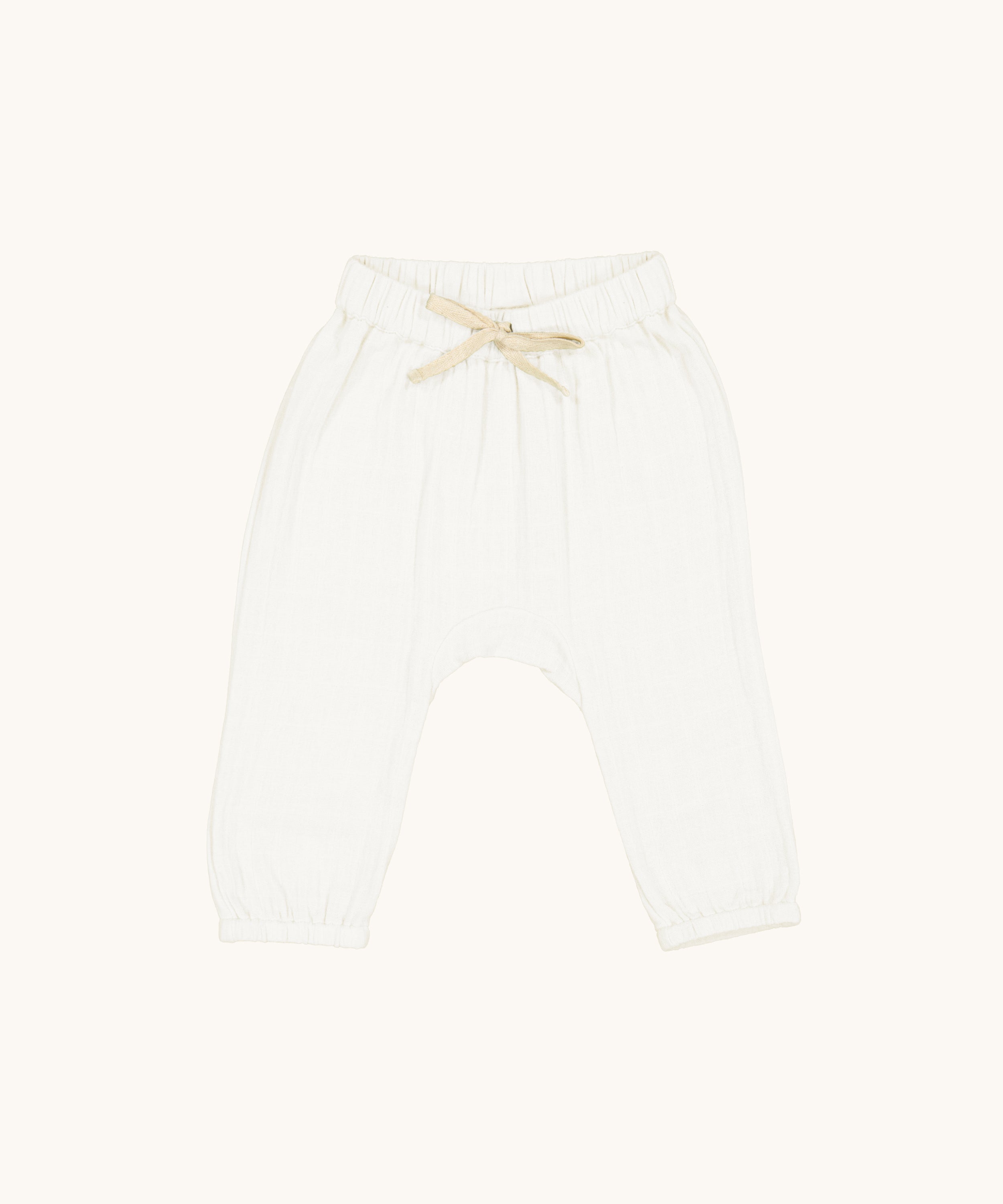 Organic Cotton Hudson Pants - White