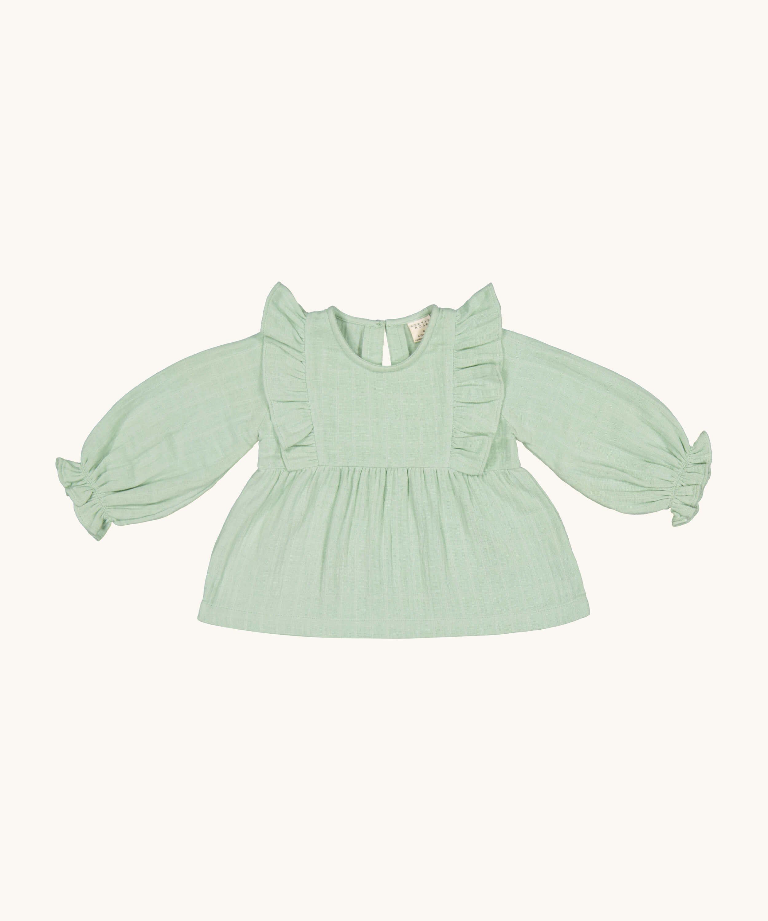 Organic Cotton Lara Blouse - Sage