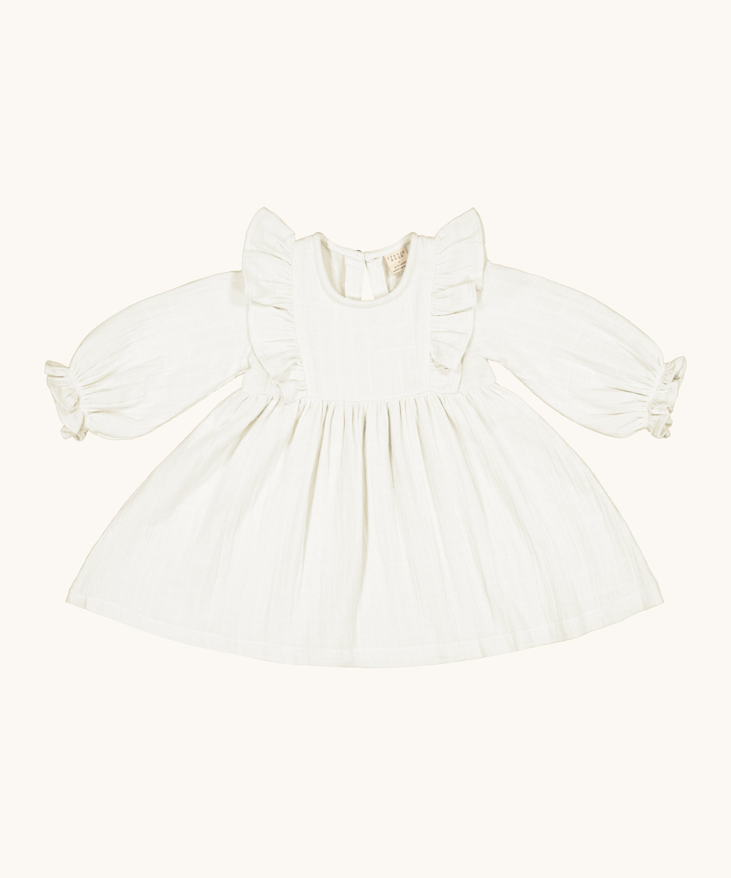 Organic Cotton Lara Dress - White