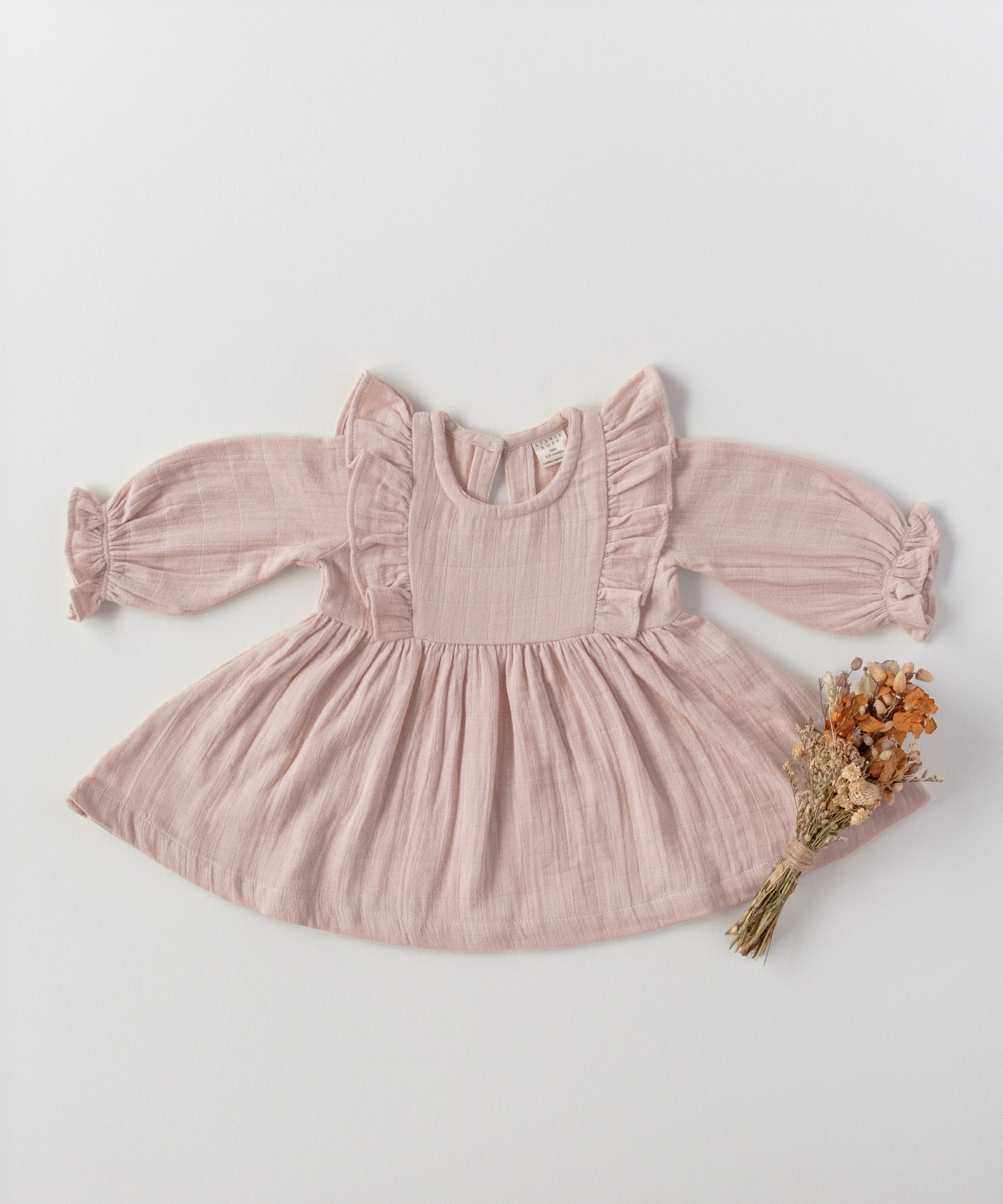 Organic Cotton Lara Dress - Pink