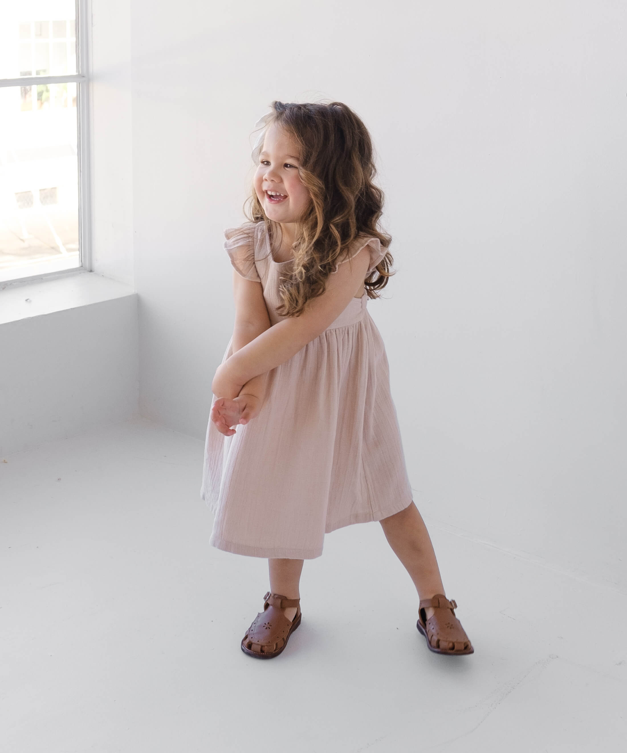 Organic Cotton Annabelle Dress - Sage