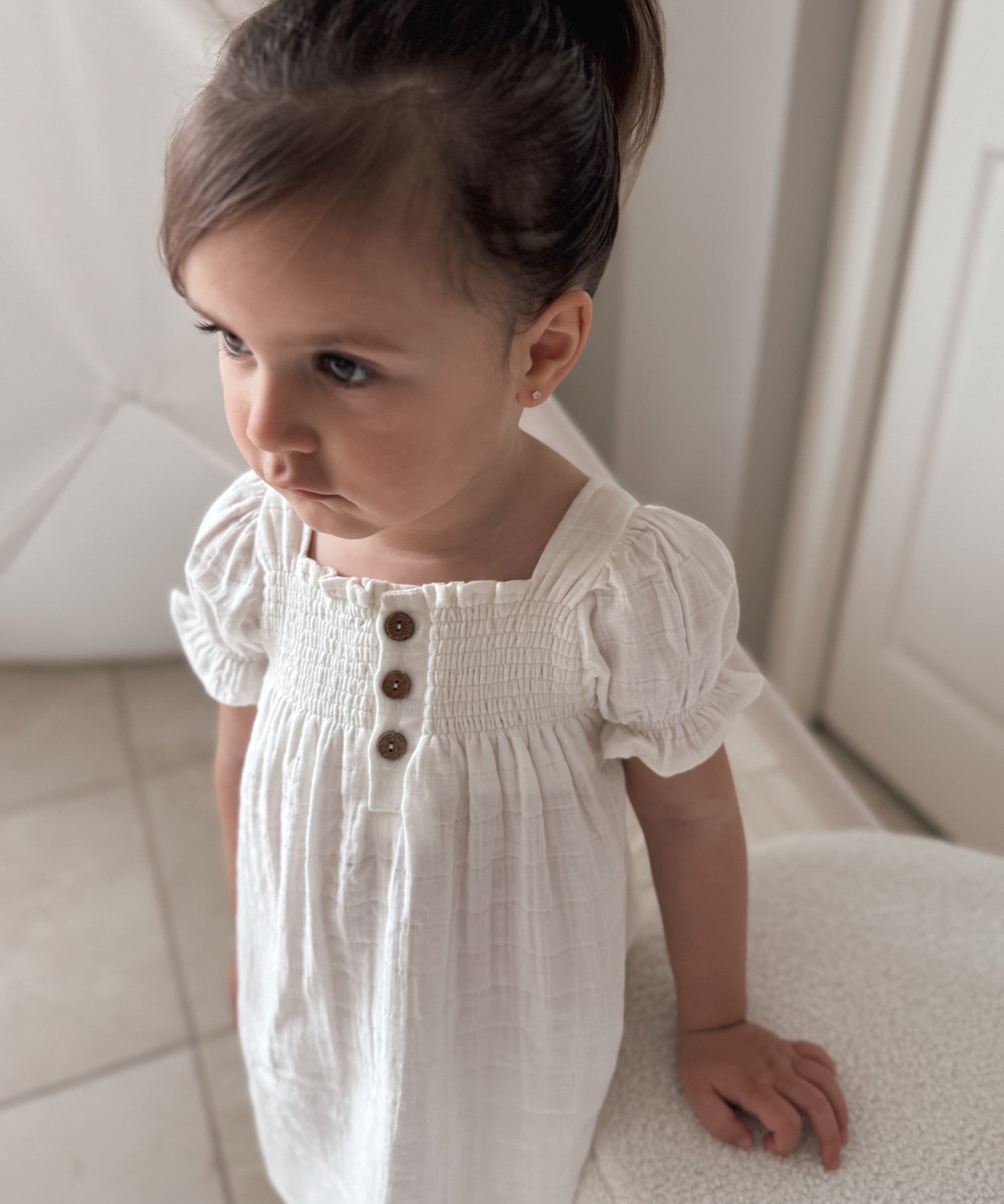 Organic Cotton Peyton Dress - Sage