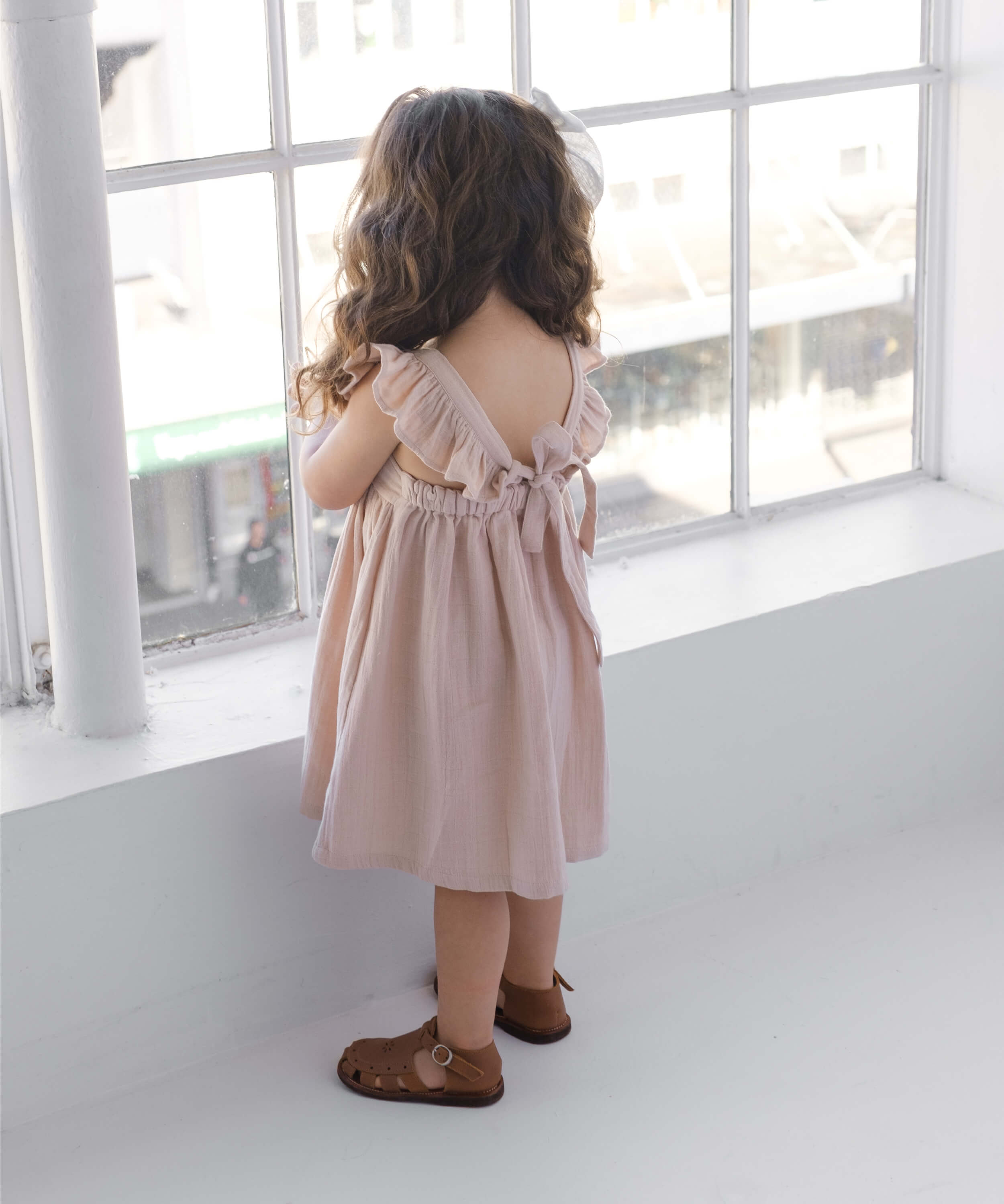 Organic Cotton Annabelle Dress - Pink